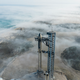 SpaceX's Starship and Super Heavy booster on the launch pad in Boca Chica, Texas.